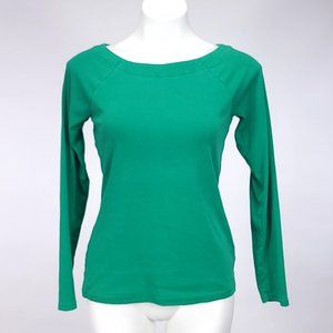 Lauren Ralph Lauren Long Sleeved‎ Boat Neck Cotton Top